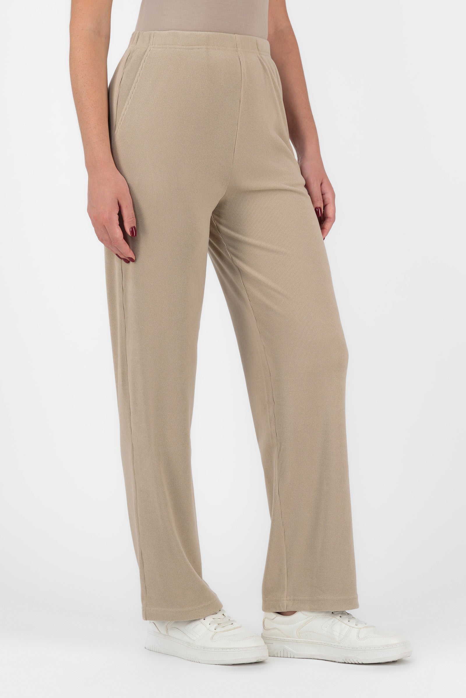 Velour Knit Pants - Sandstone