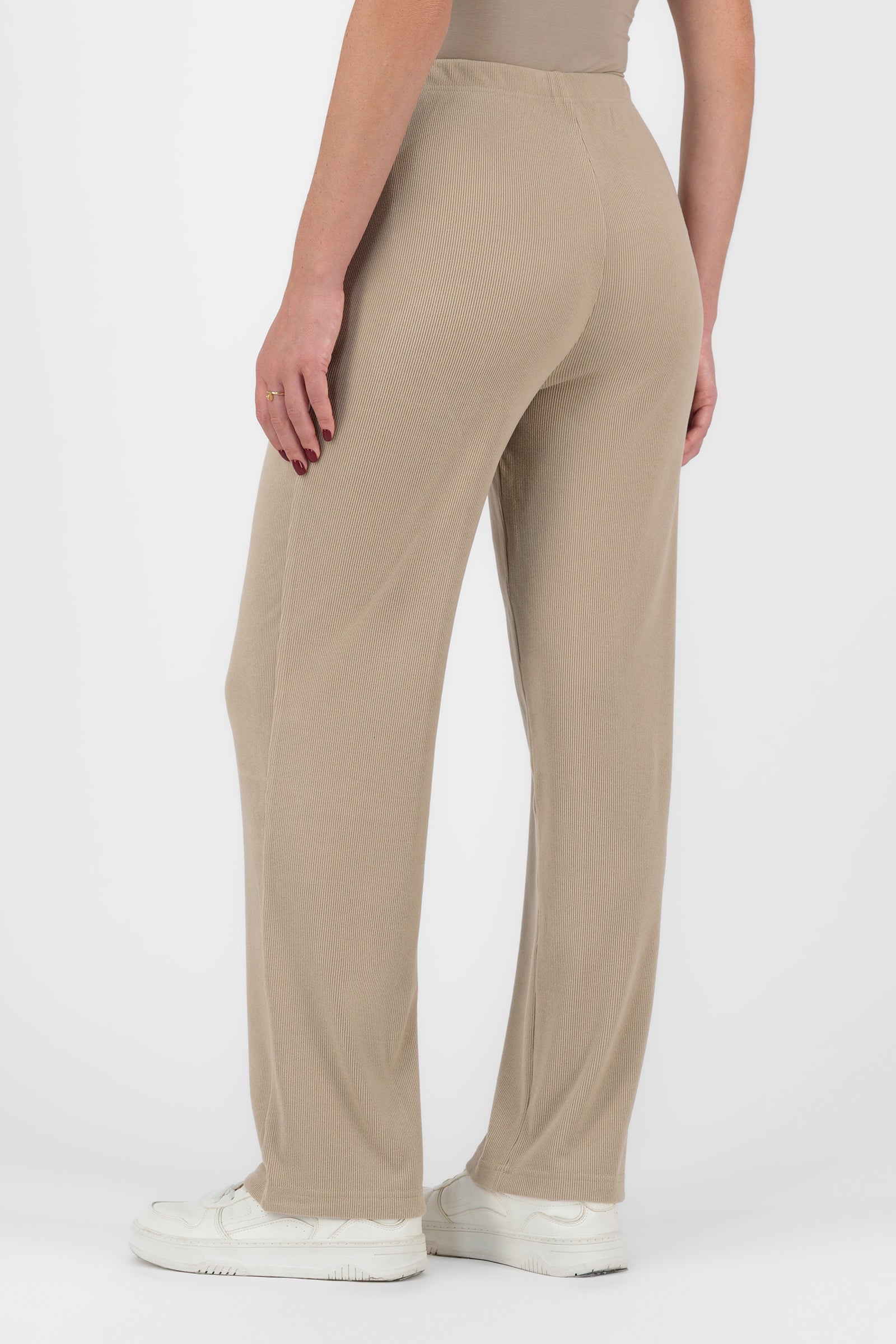 Velour Knit Pants - Sandstone
