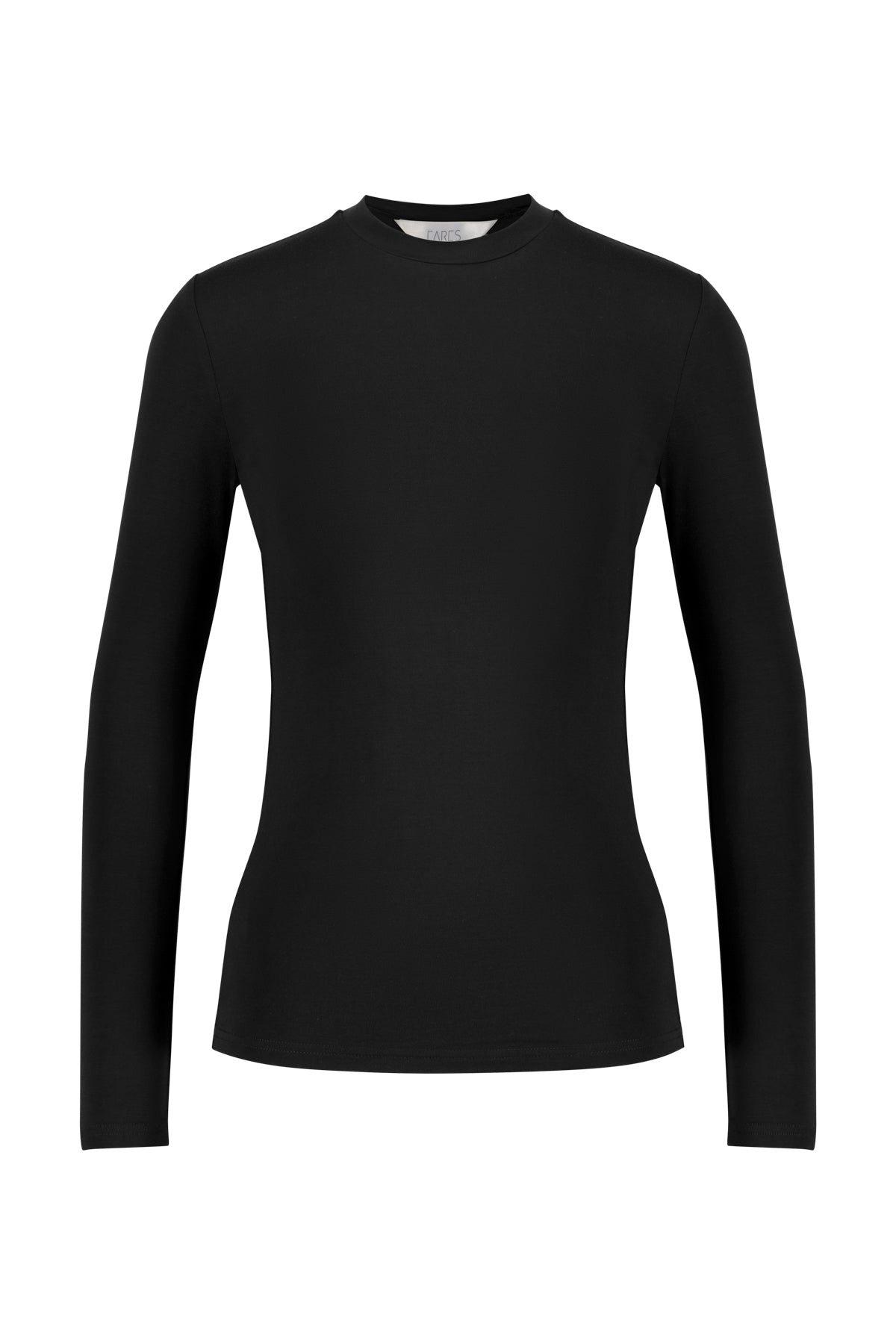 A long sleeve layer from FARES. Colour description: Black. This women's base layer clothing has perfect fit sleeves.