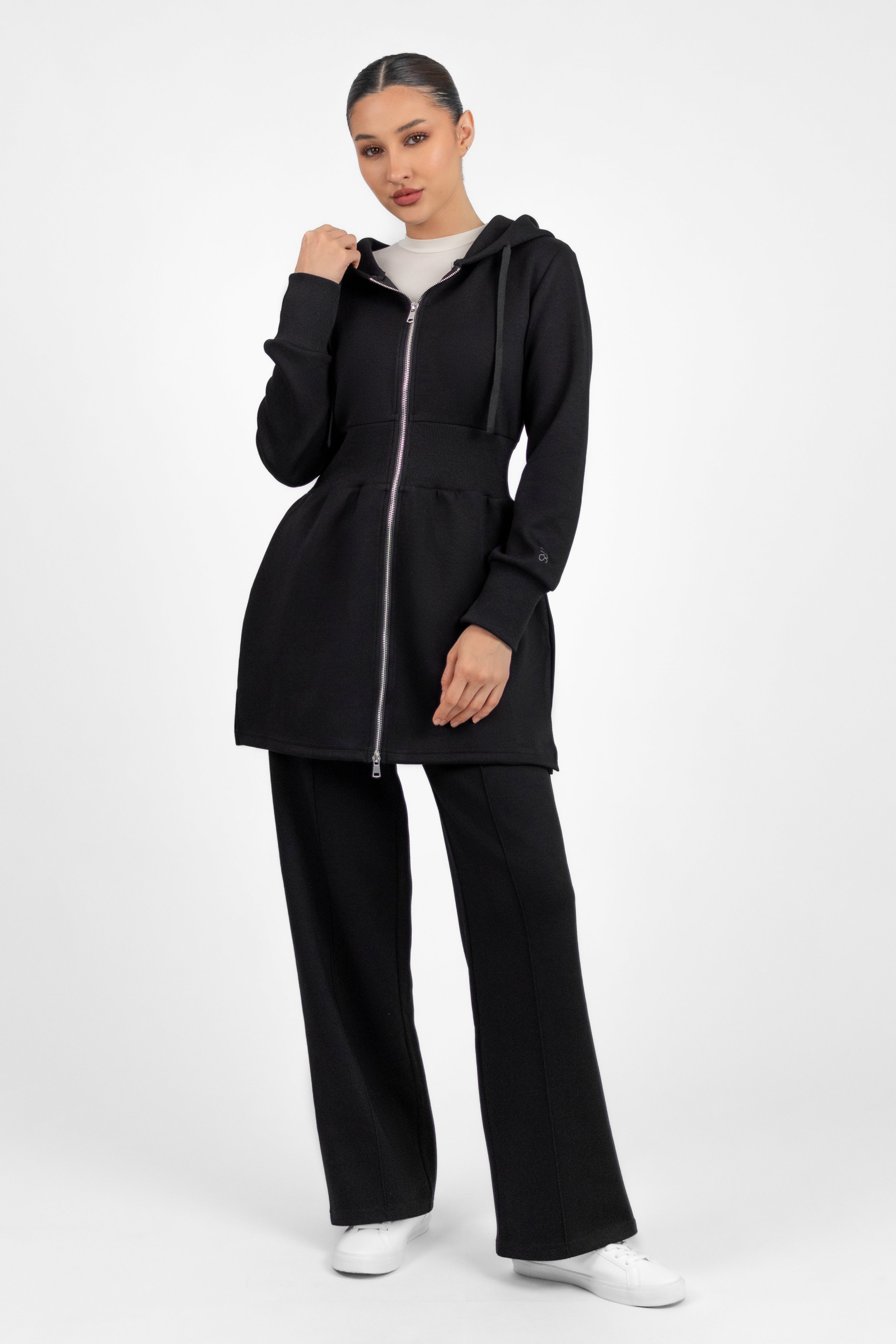 Buttery Pressed Crease Pants - Black