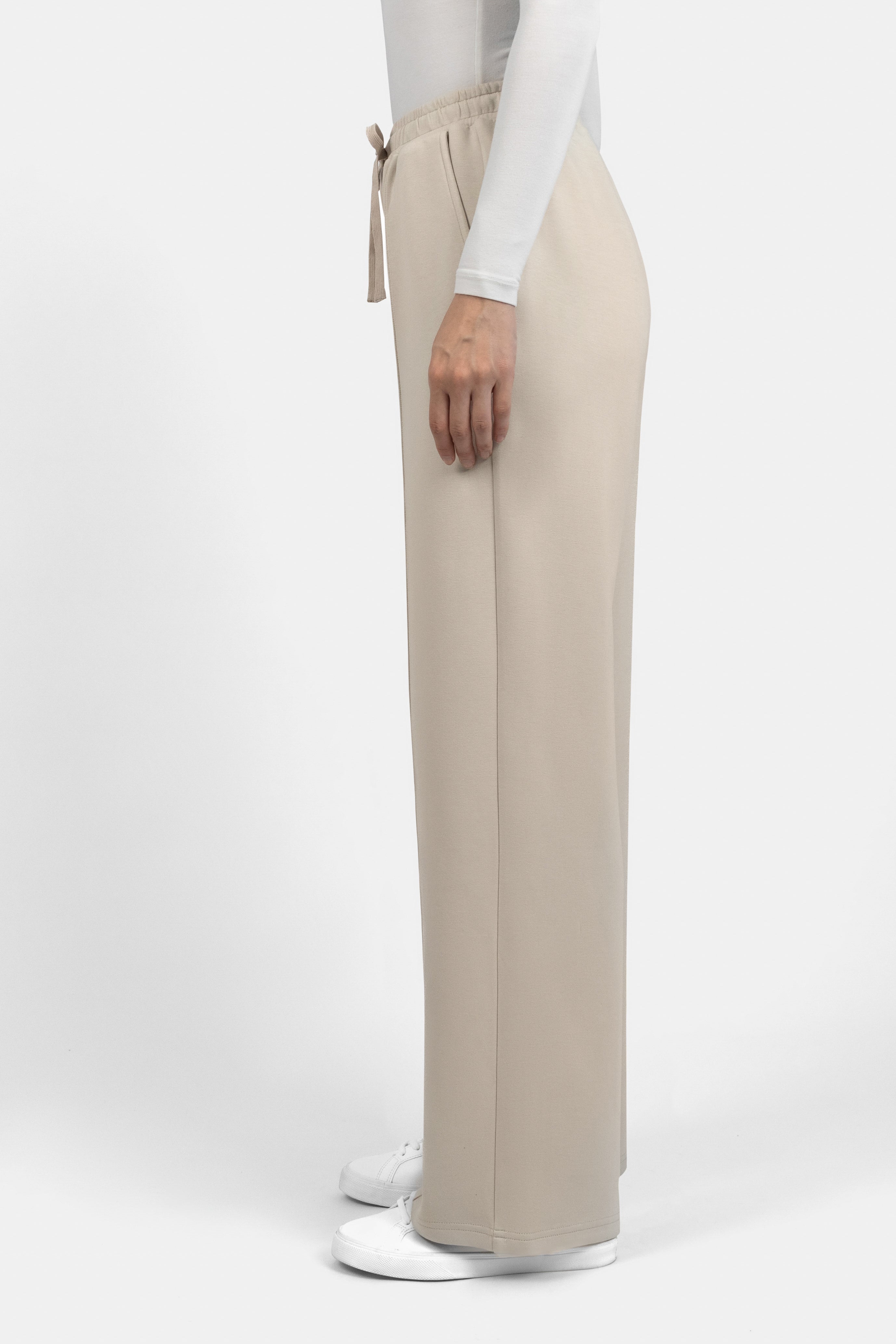Buttery Pressed Crease Pants - Mink