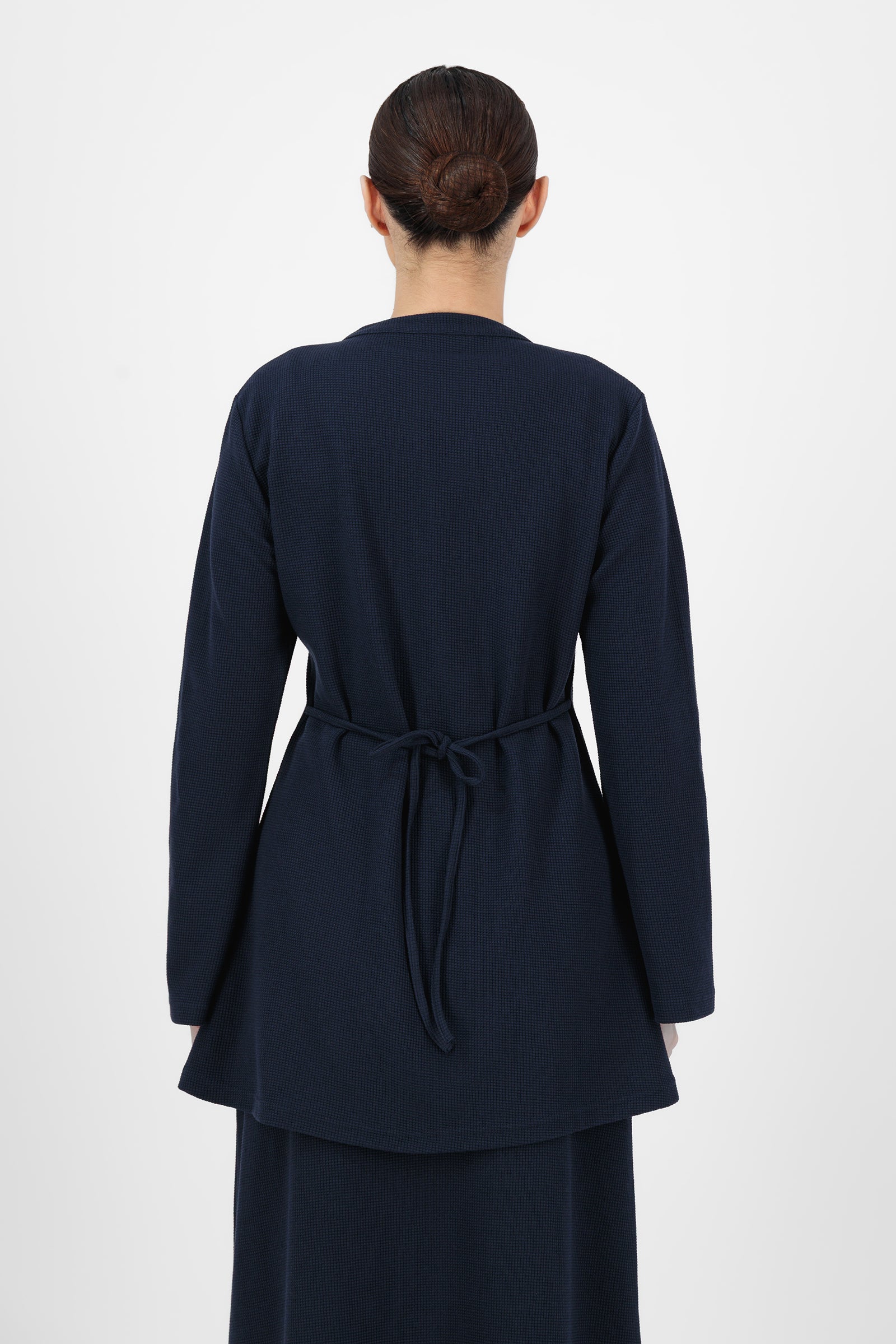 Tailored Vintage Cardigan - Navy