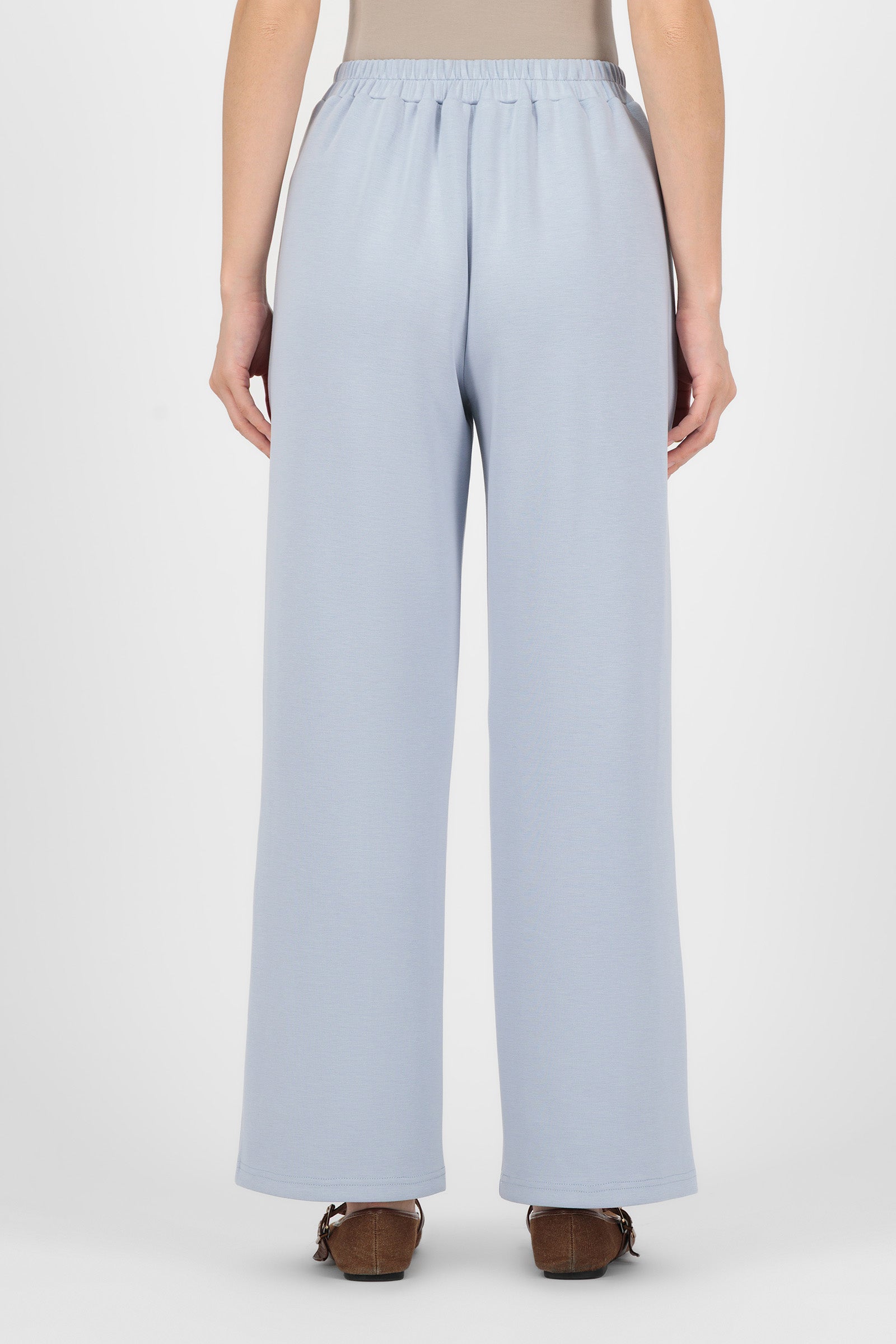 Buttery Straight Leg Trousers - Bluebell