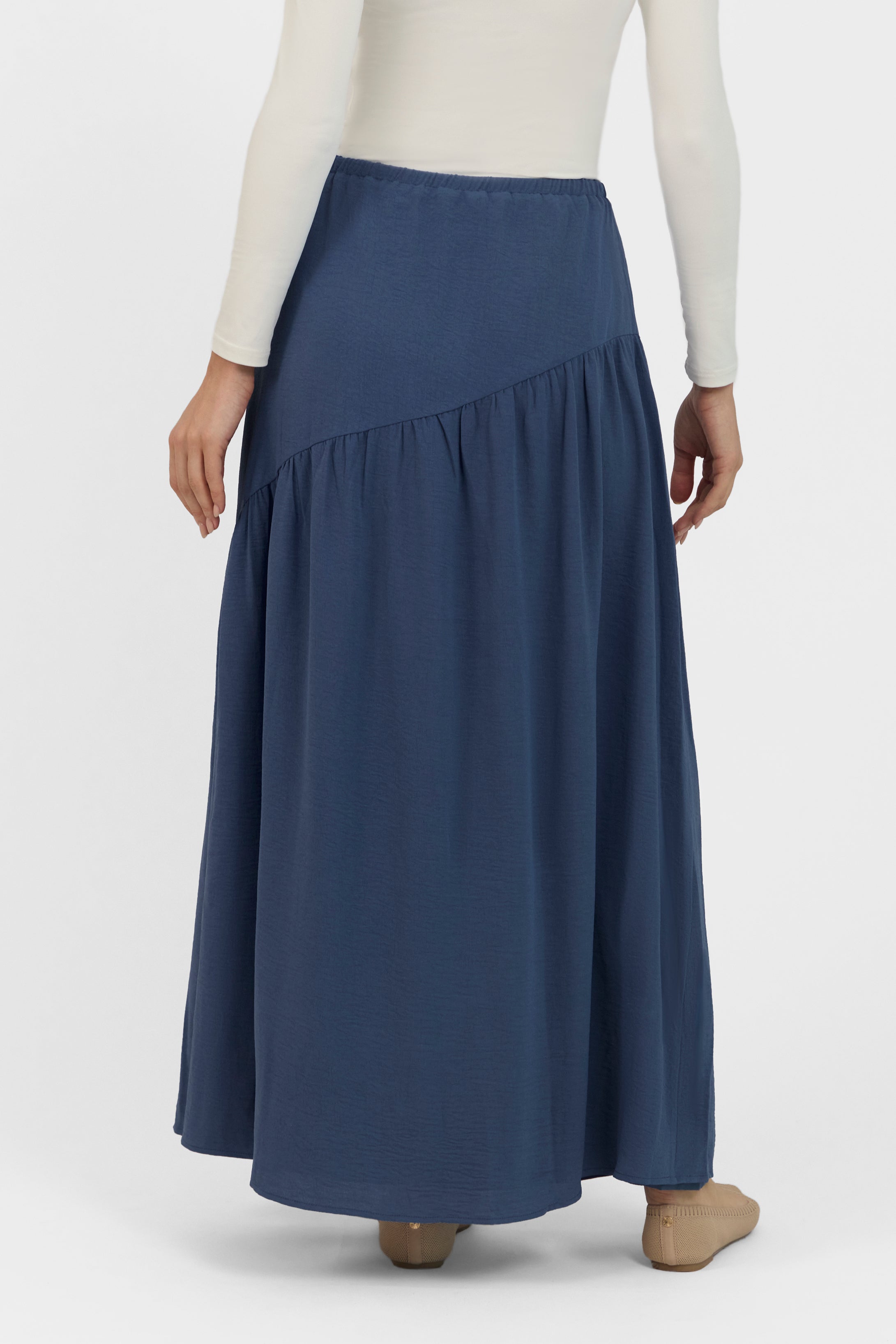 Flowy Maxi Skirt - Royal Blue