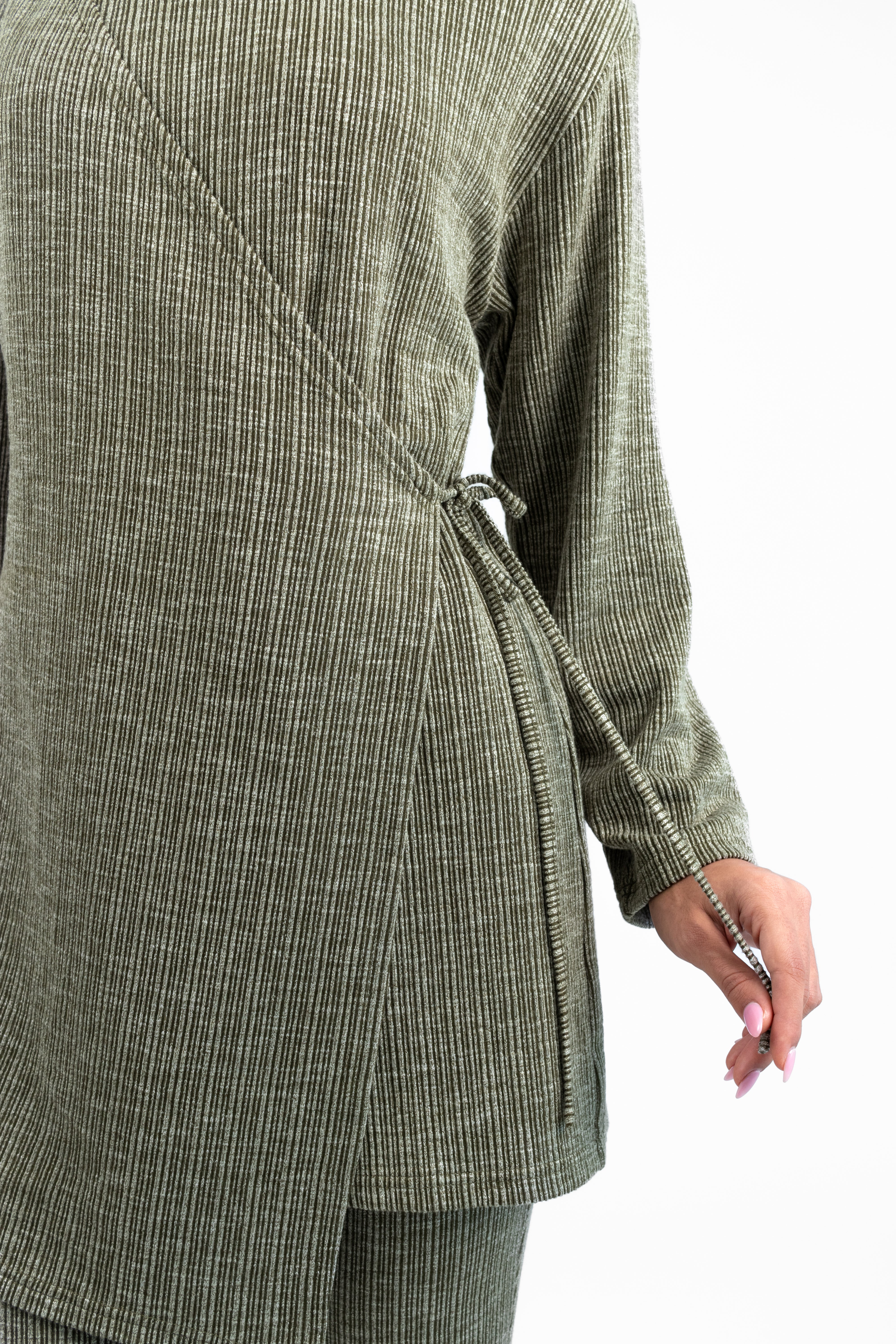 Wrap knit Top - Arz