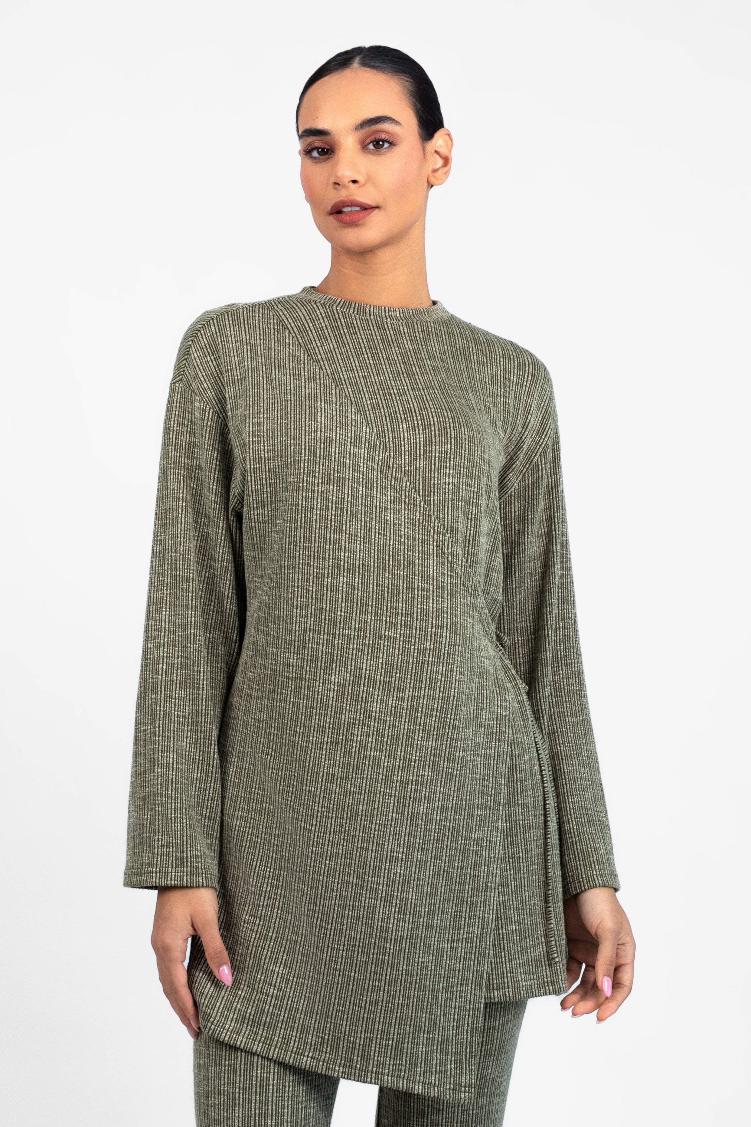 Wrap knit Top - Arz