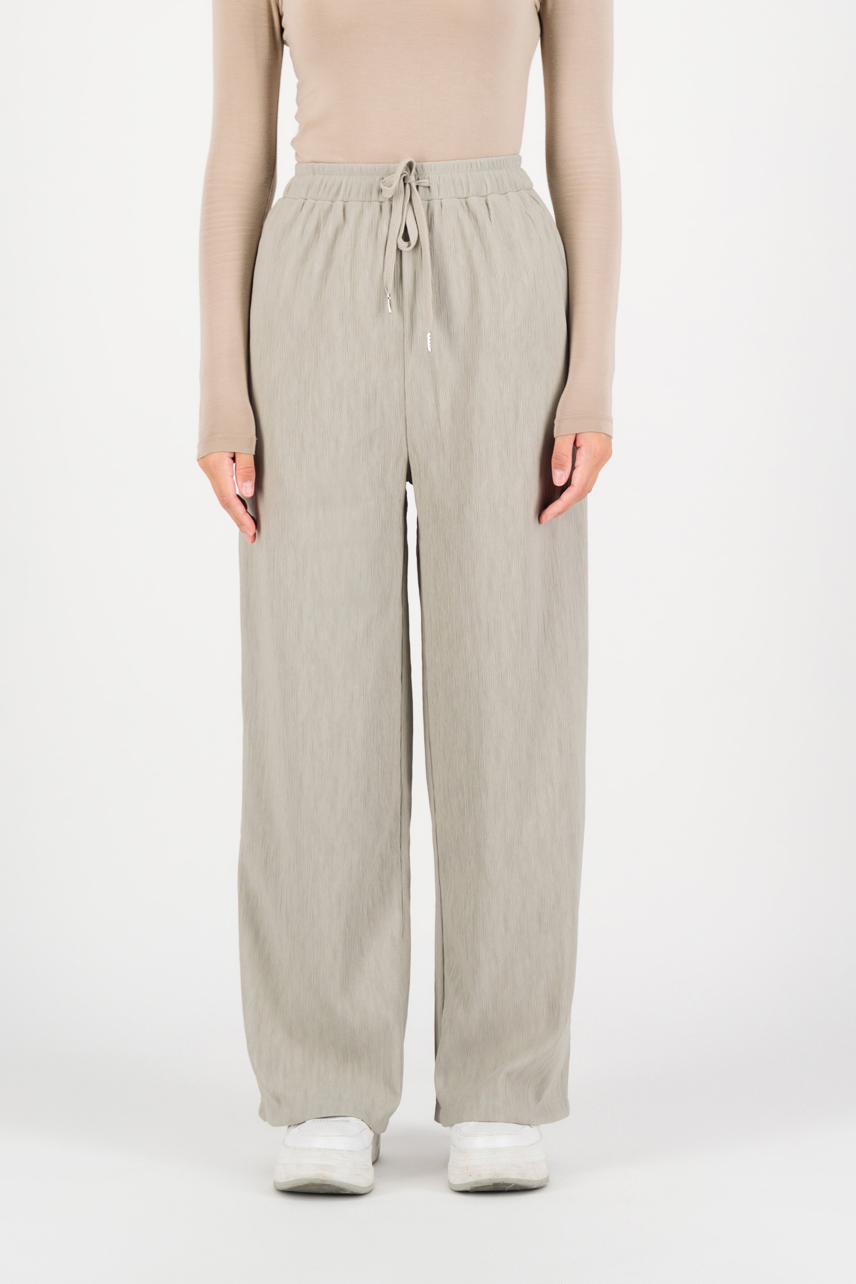CA - Wavy Relaxed-Fit Pants - Mist