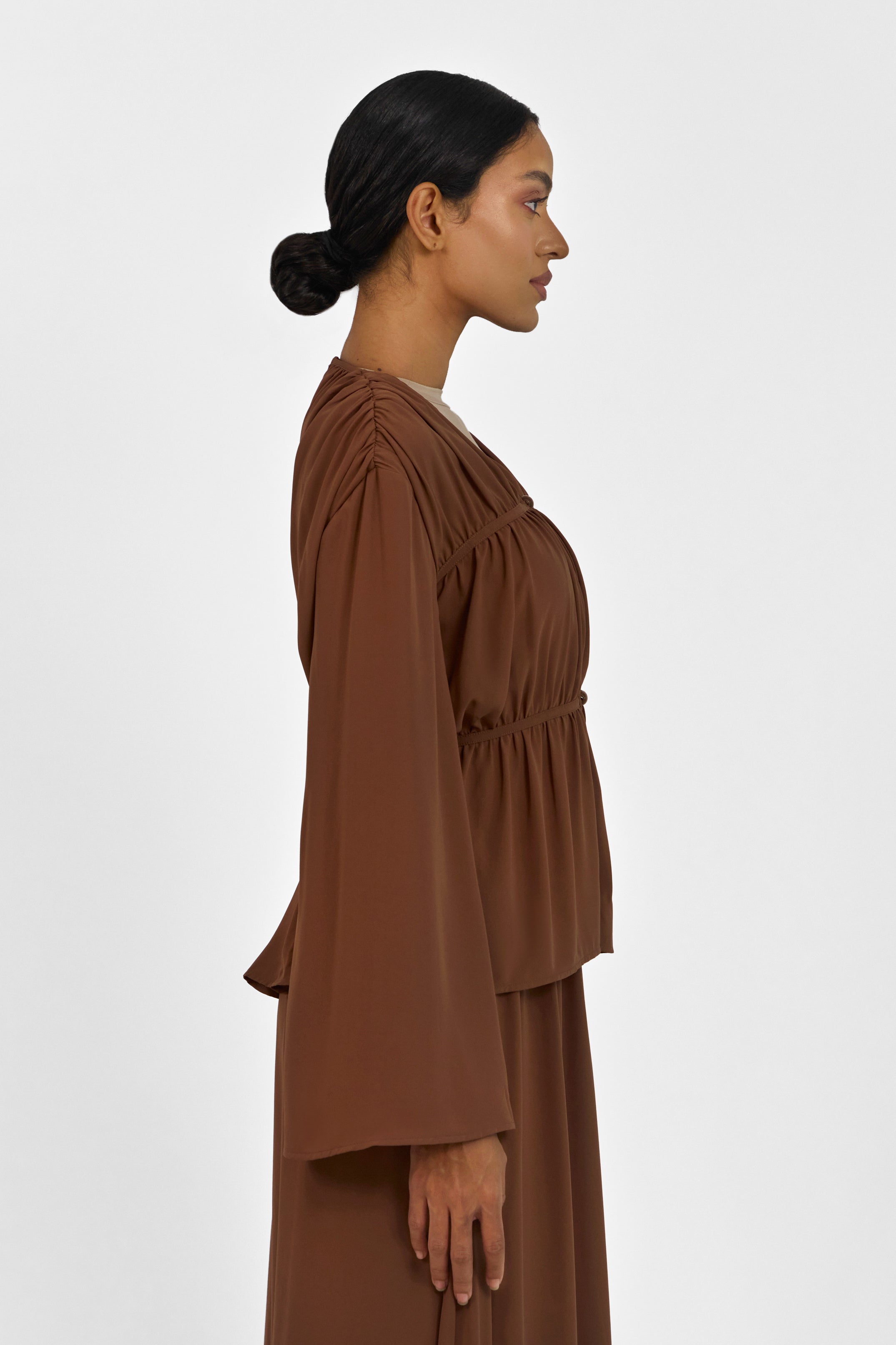 Ruffle Chiffon Blouse - Dates