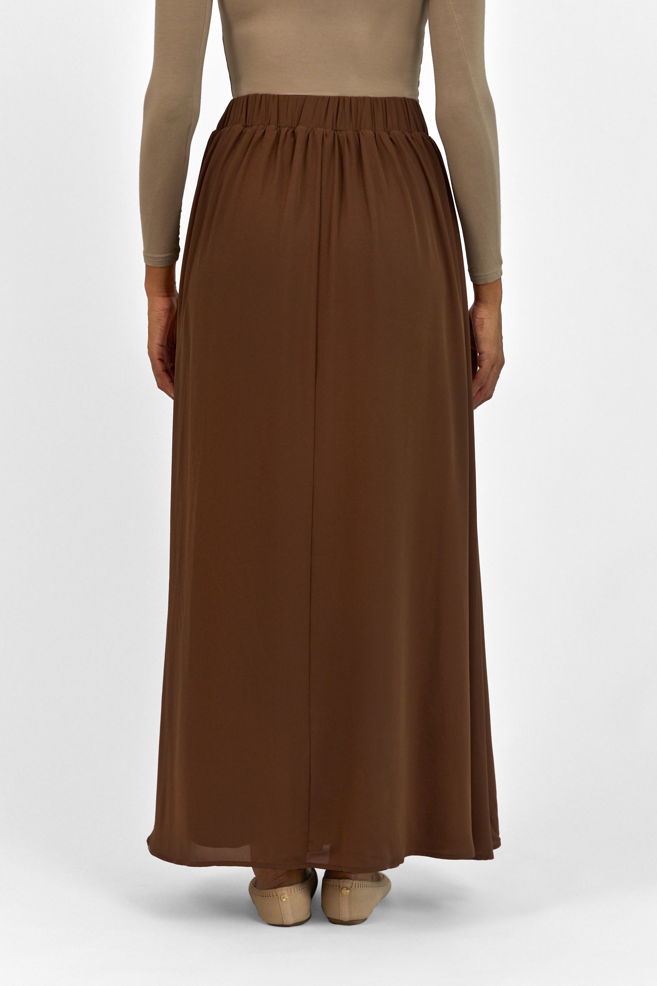 Flowy Chiffon Maxi Skirt - Dates