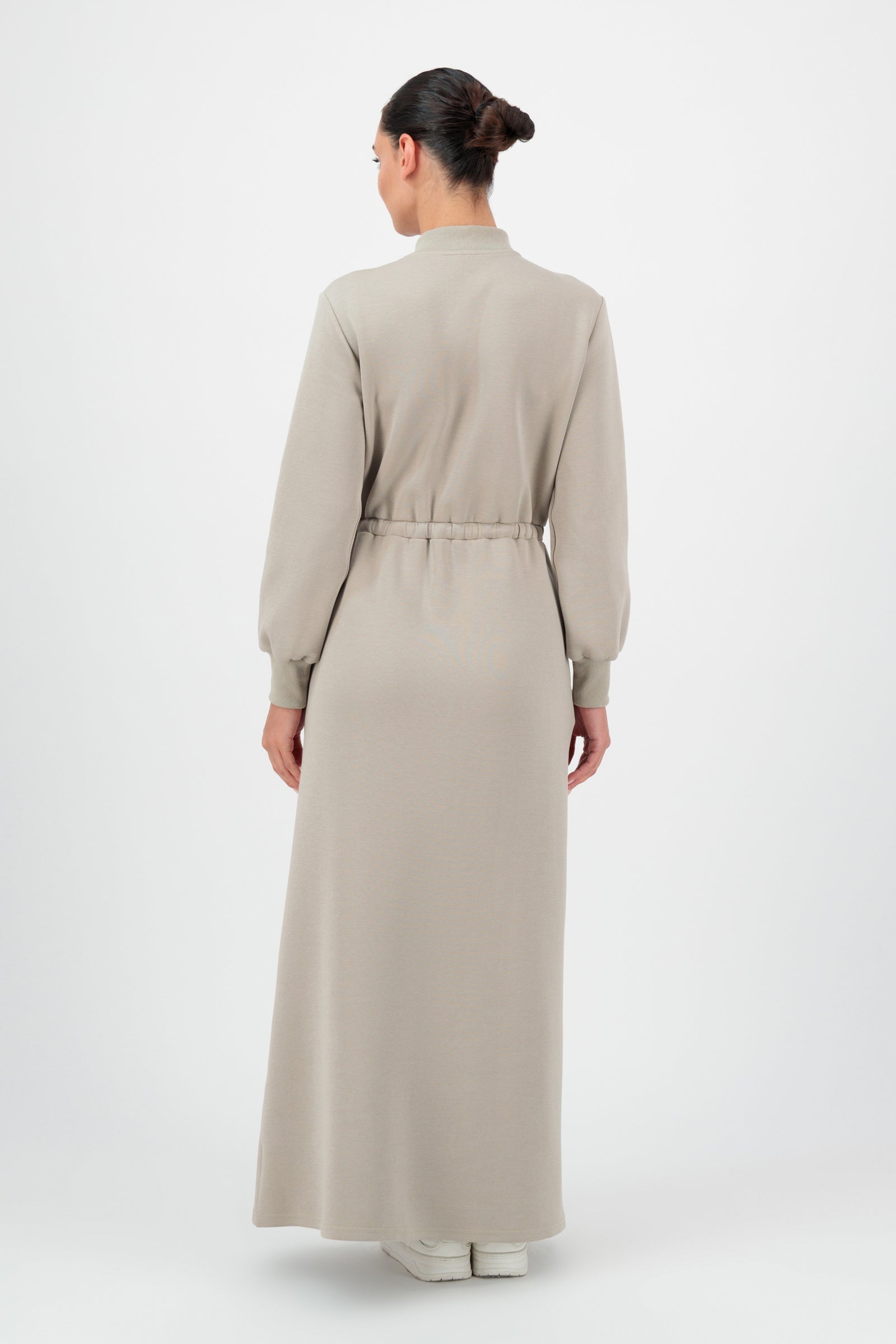 Half Zip Sweatshirt Dress - Halwa