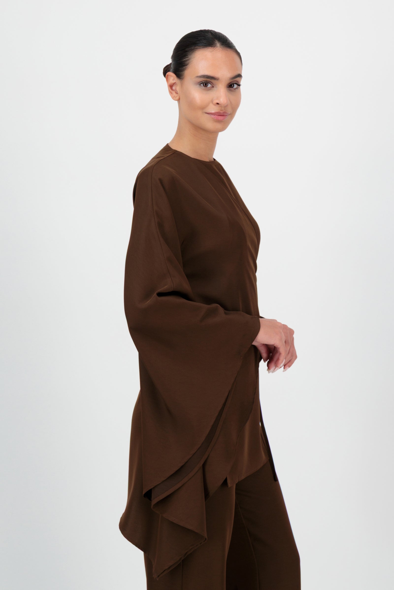 Butterfly Sleeve Wrap Tunic - Kastana