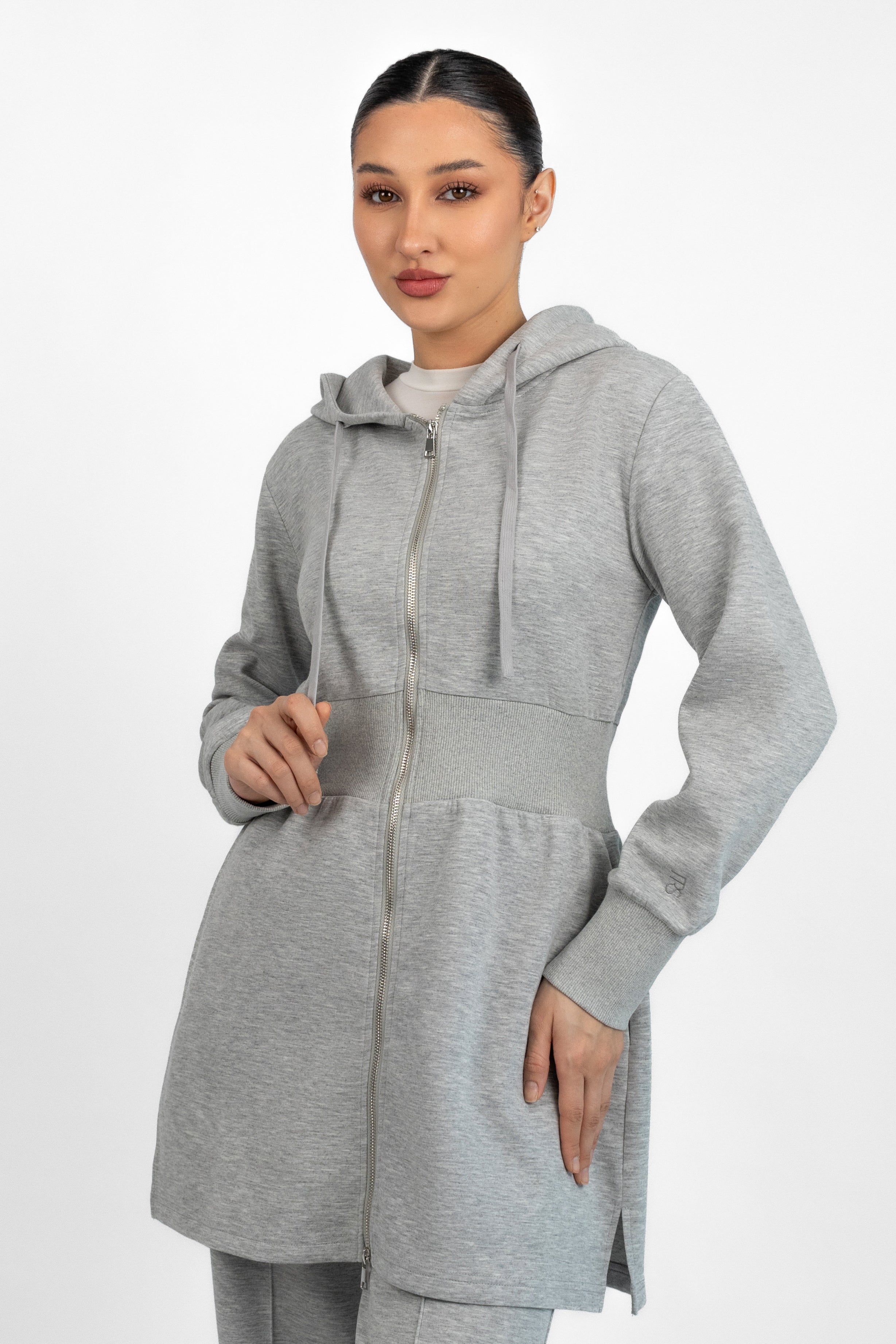 Buttery Cinched Hoodie - Rocky
