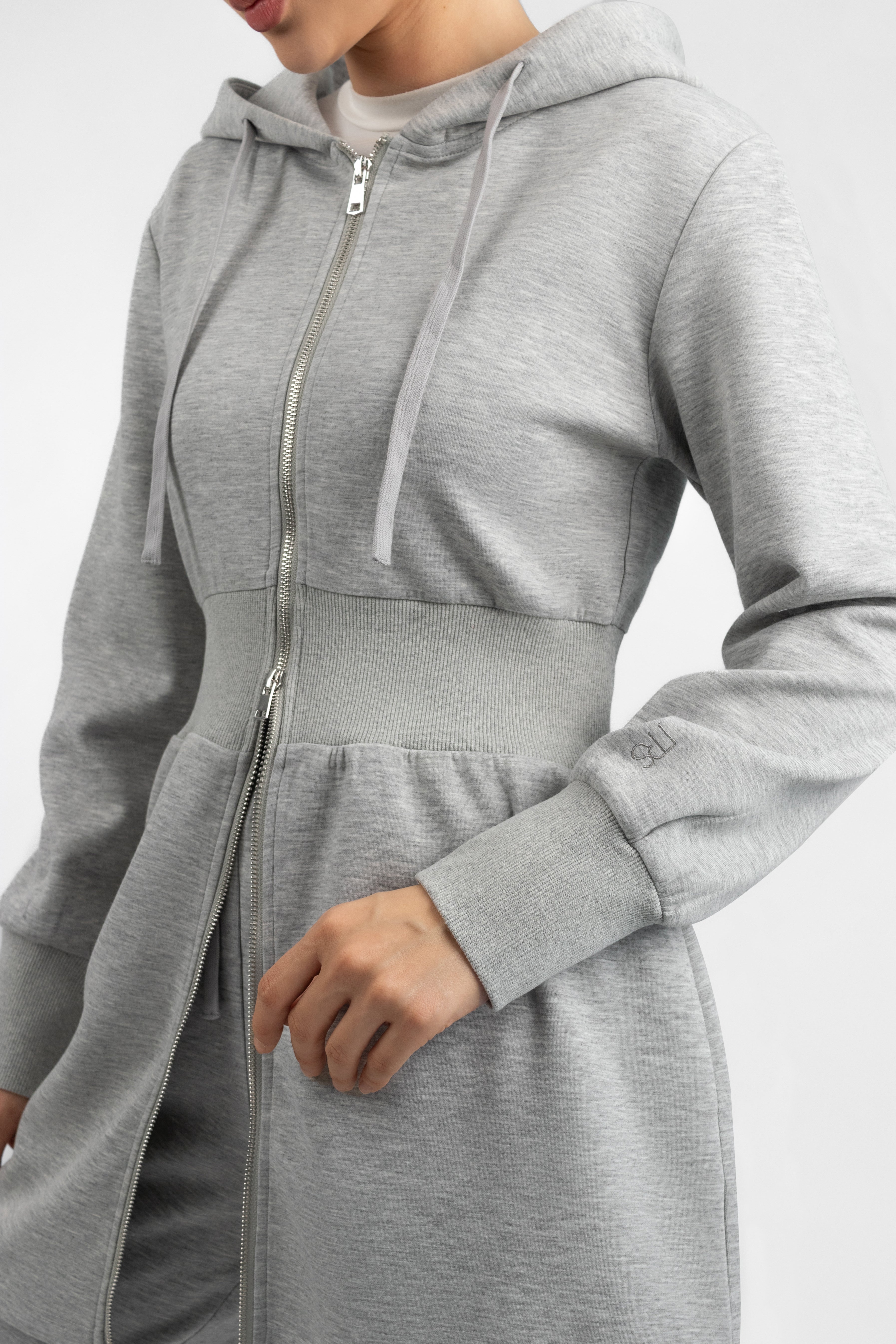 Buttery Cinched Hoodie - Rocky