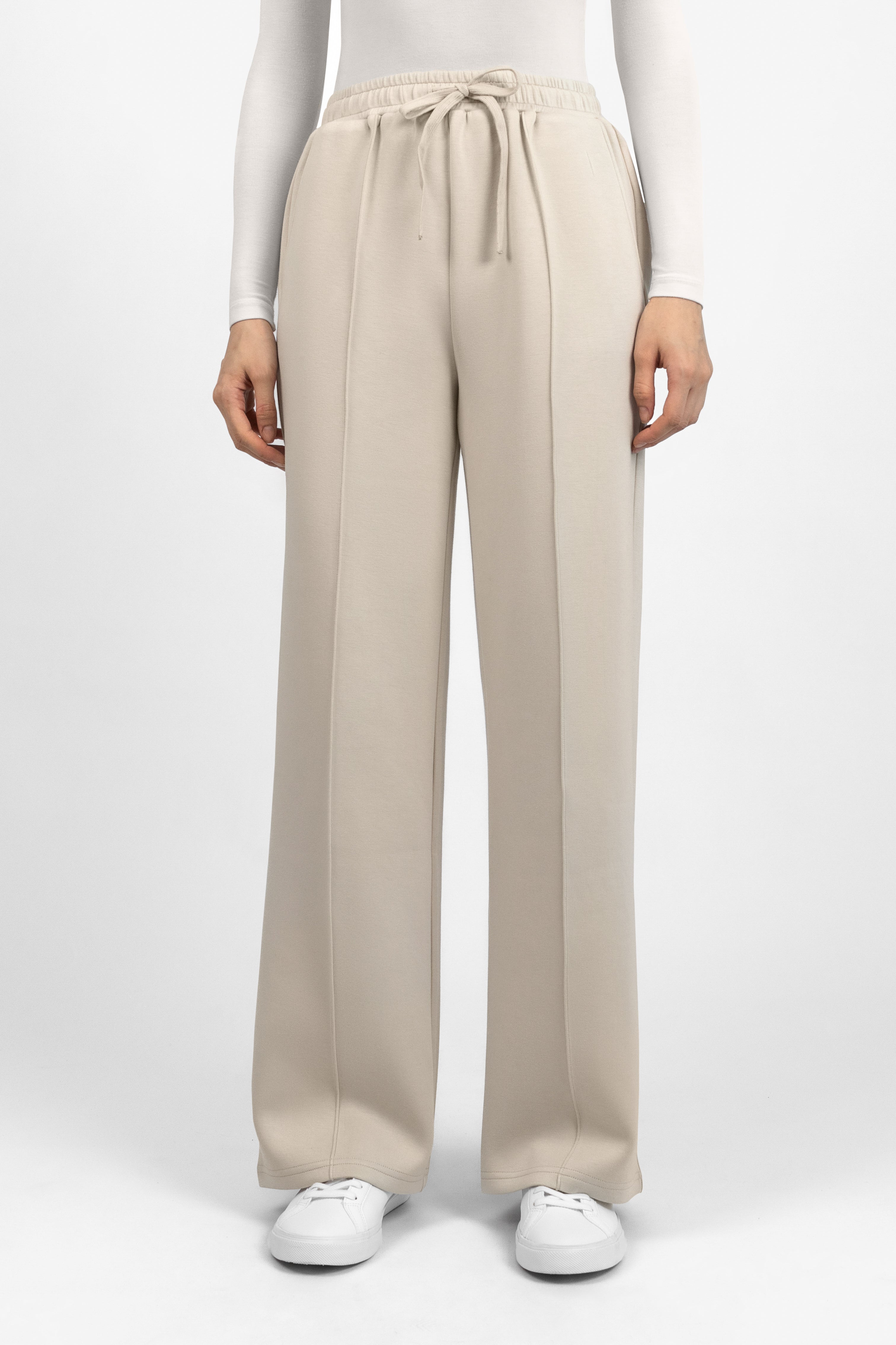 Buttery Pressed Crease Pants - Mink