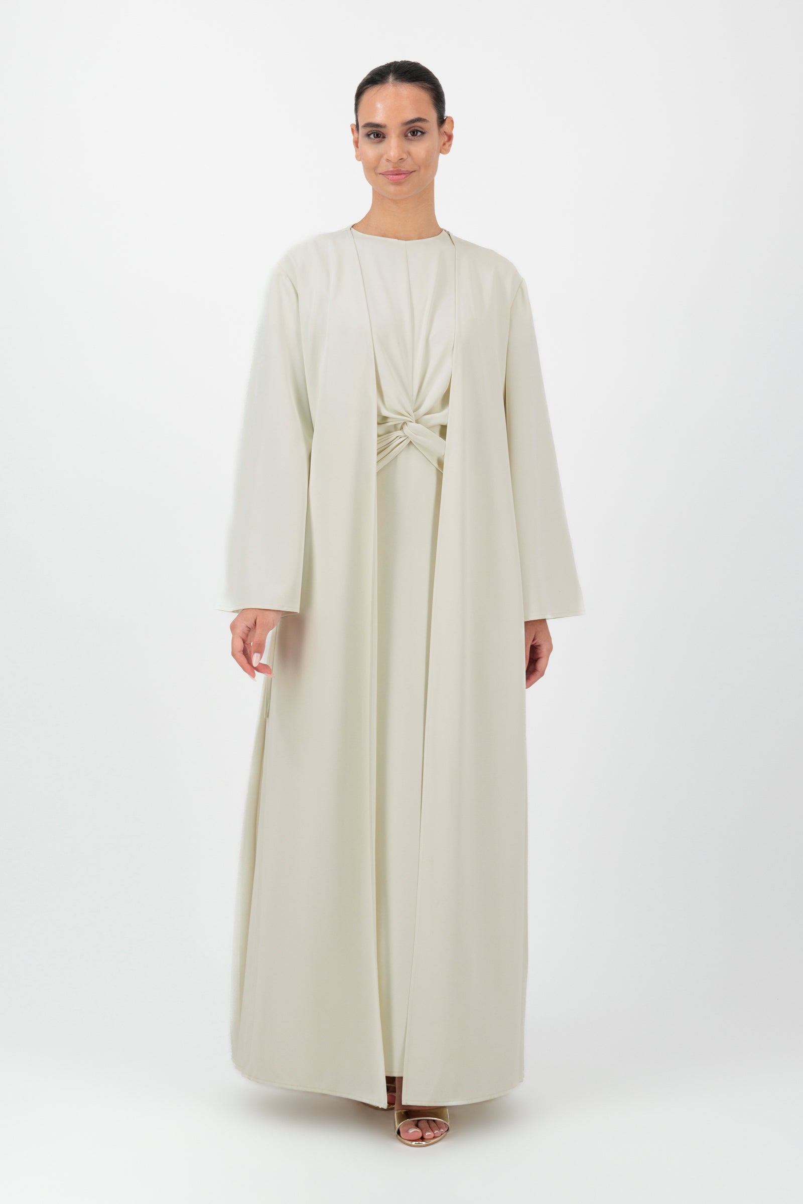 Twisted Inner Dress - Crema