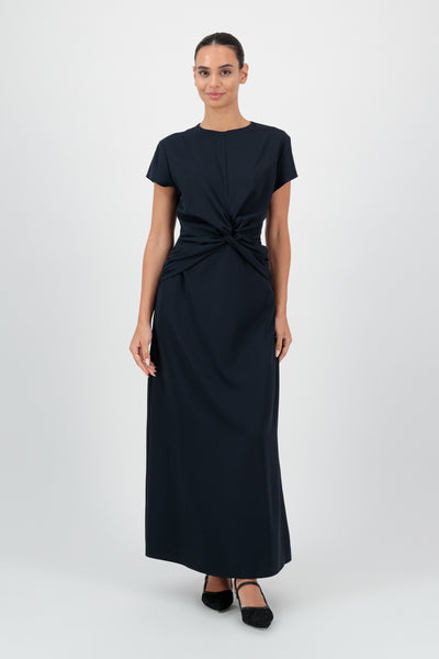 black inner dress FARES Twisted - Layal Color:AS PHOTO(NAVY BLUE) Capped IS Standard cici select Black/Multi Gingham Check Elouise