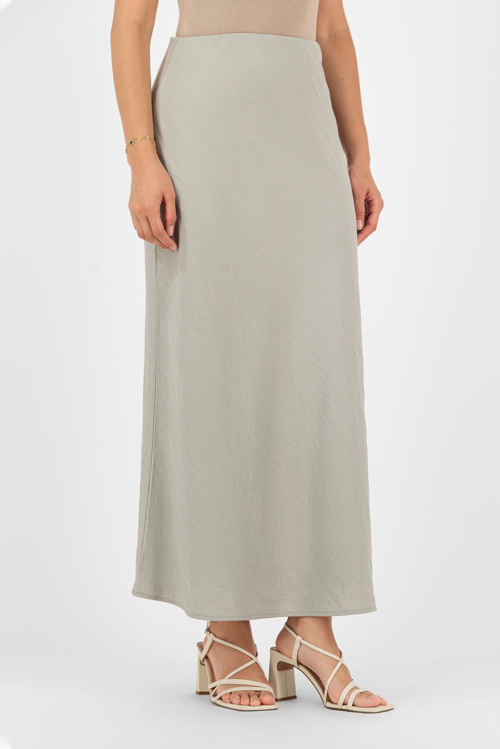 Tailored Lightweight Maxi Skirt - Dewstone