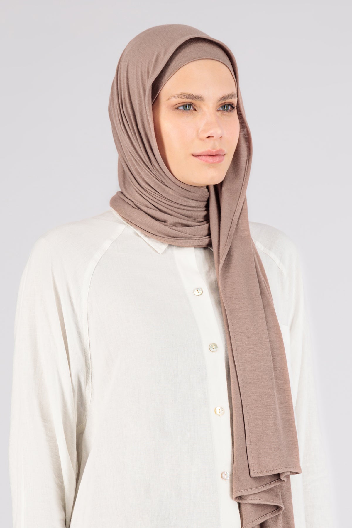 US - Matching Jersey Hijab Set - Blush