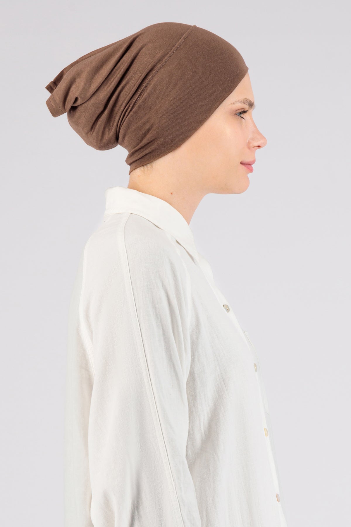 US - Matching Jersey Hijab Set - Maple