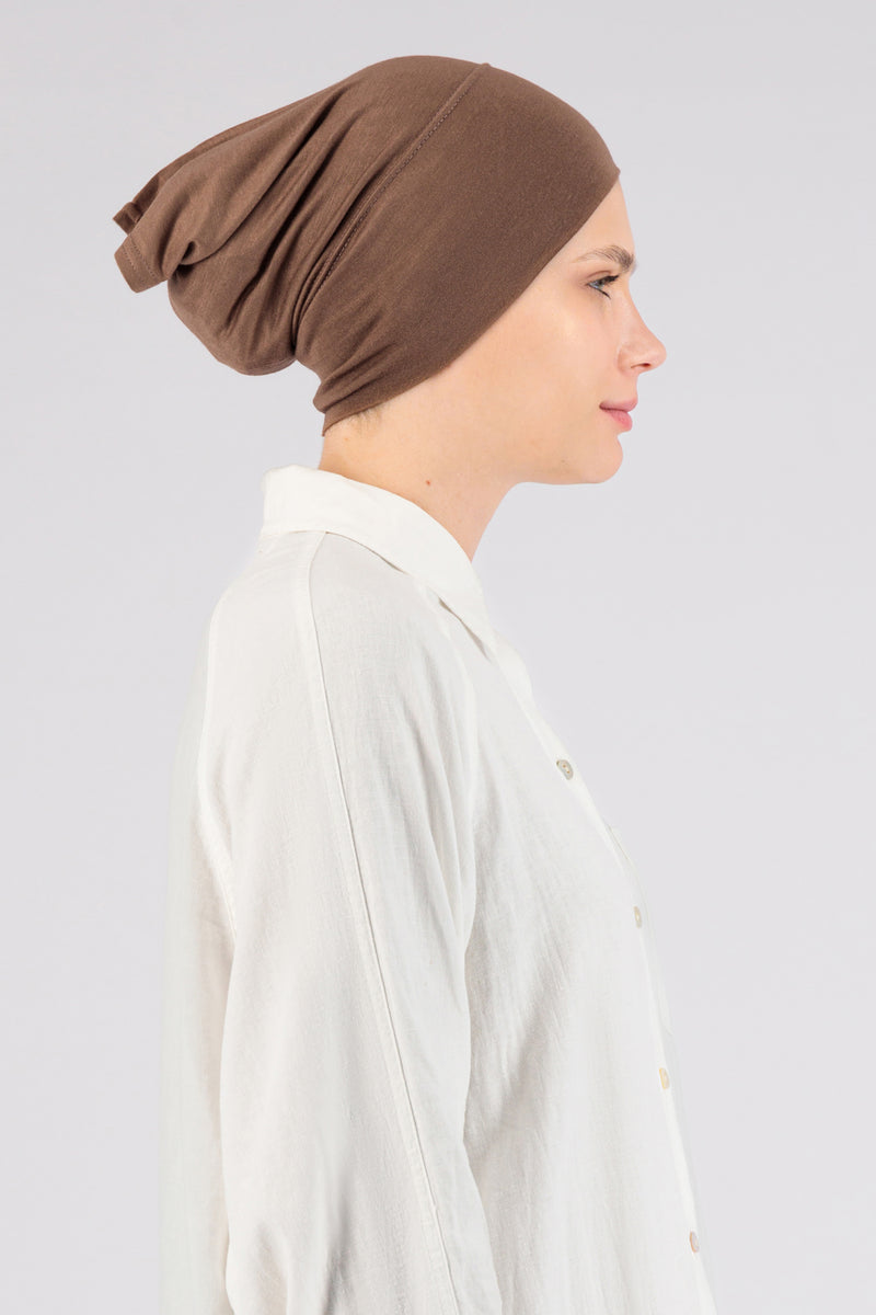 Matching Jersey Hijab Set - Maple