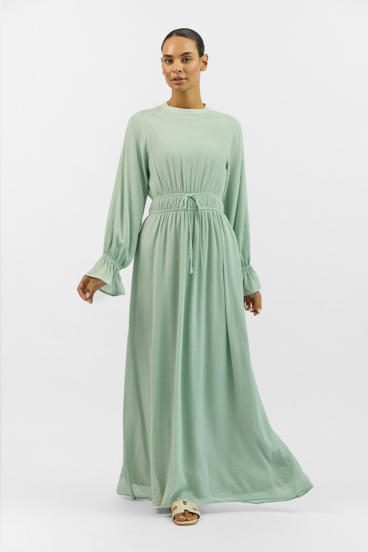 Hariet 'Peace' Slogan Loose Fit Maxi Dress