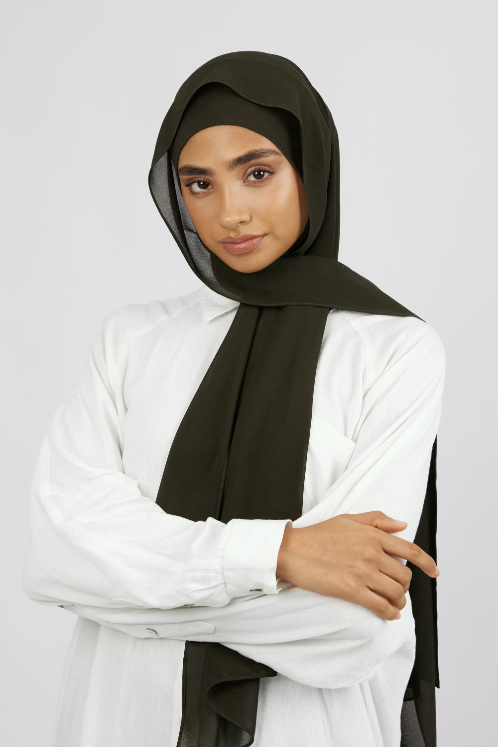 AE - Matching Chiffon Hijab Set - Rosemary