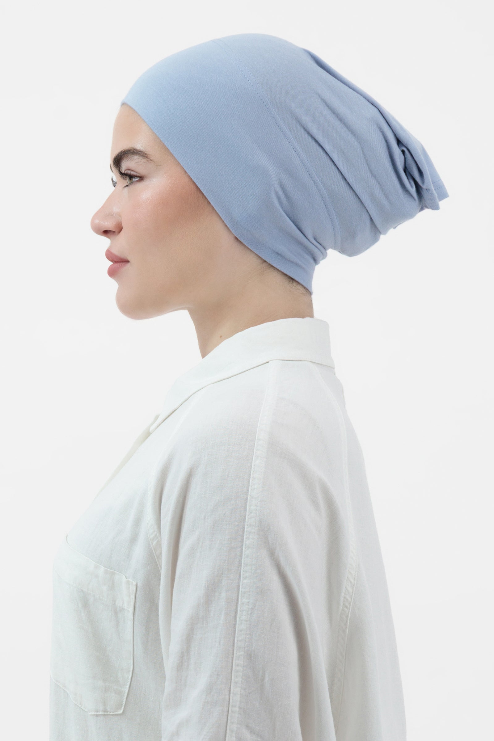 Matching Jersey Hijab Set - Mist