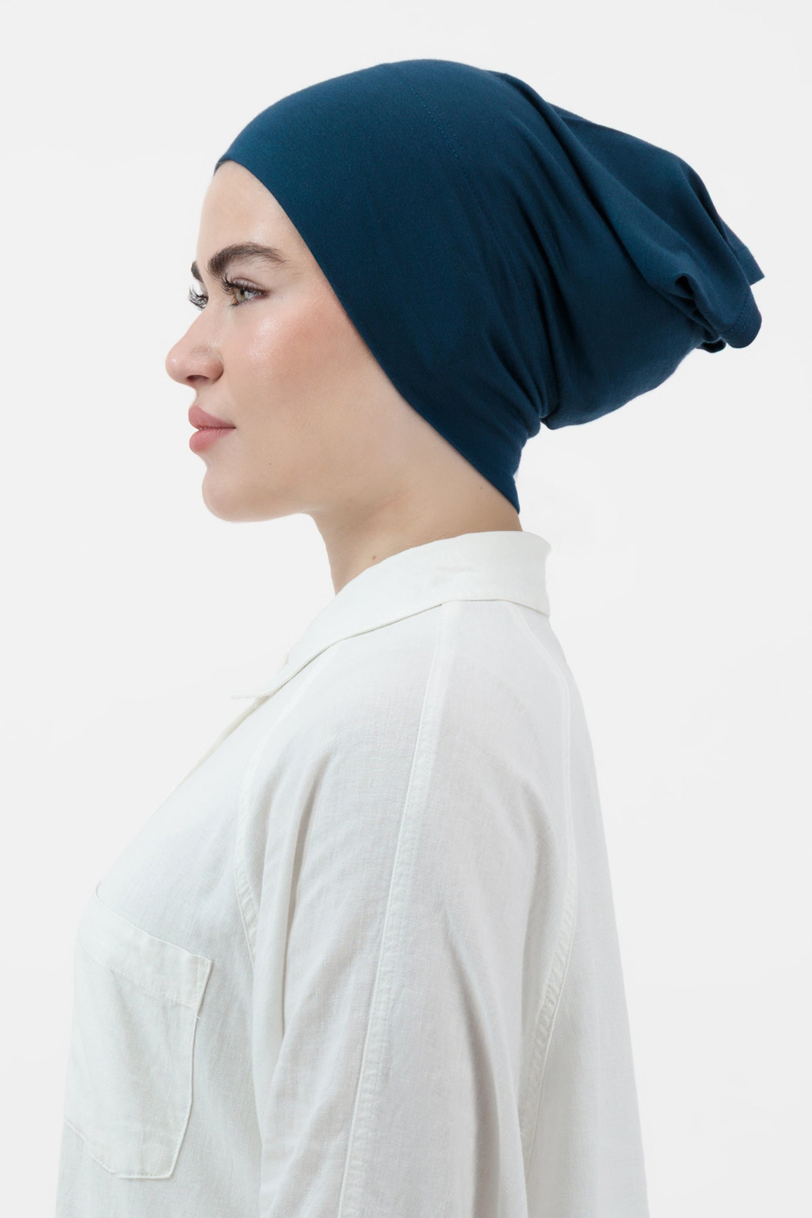 Matching Jersey Hijab Set - Real Teal