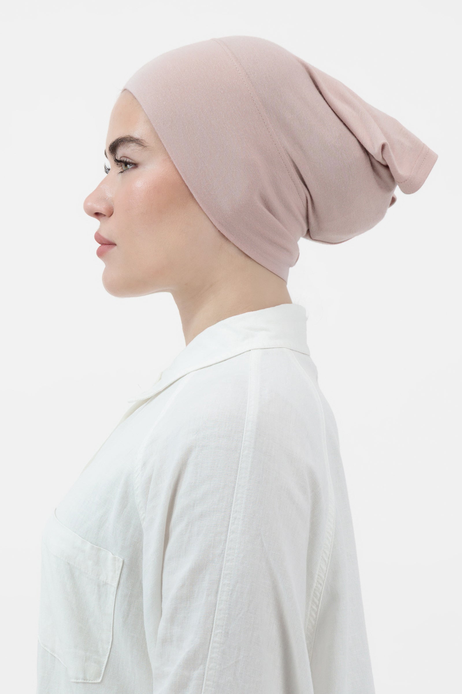 Matching Jersey Hijab Set - Seashell