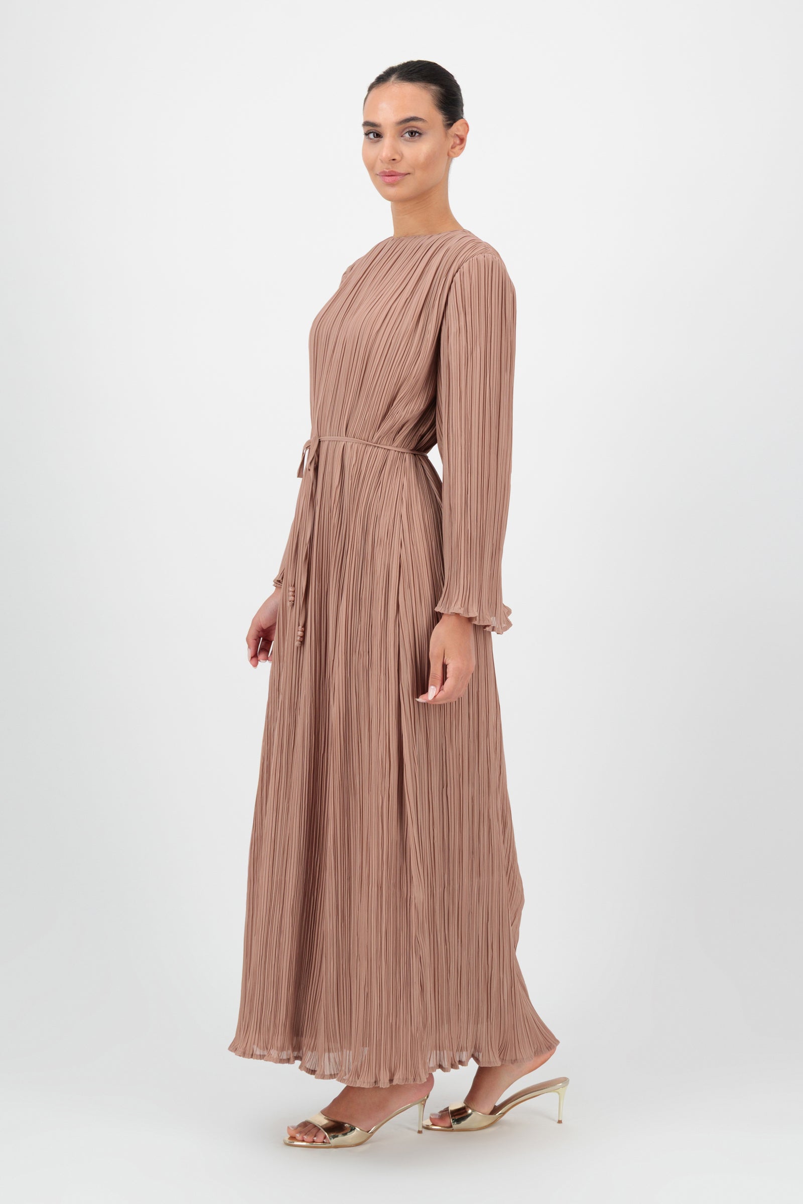 Plisse Maxi Dress - Warda