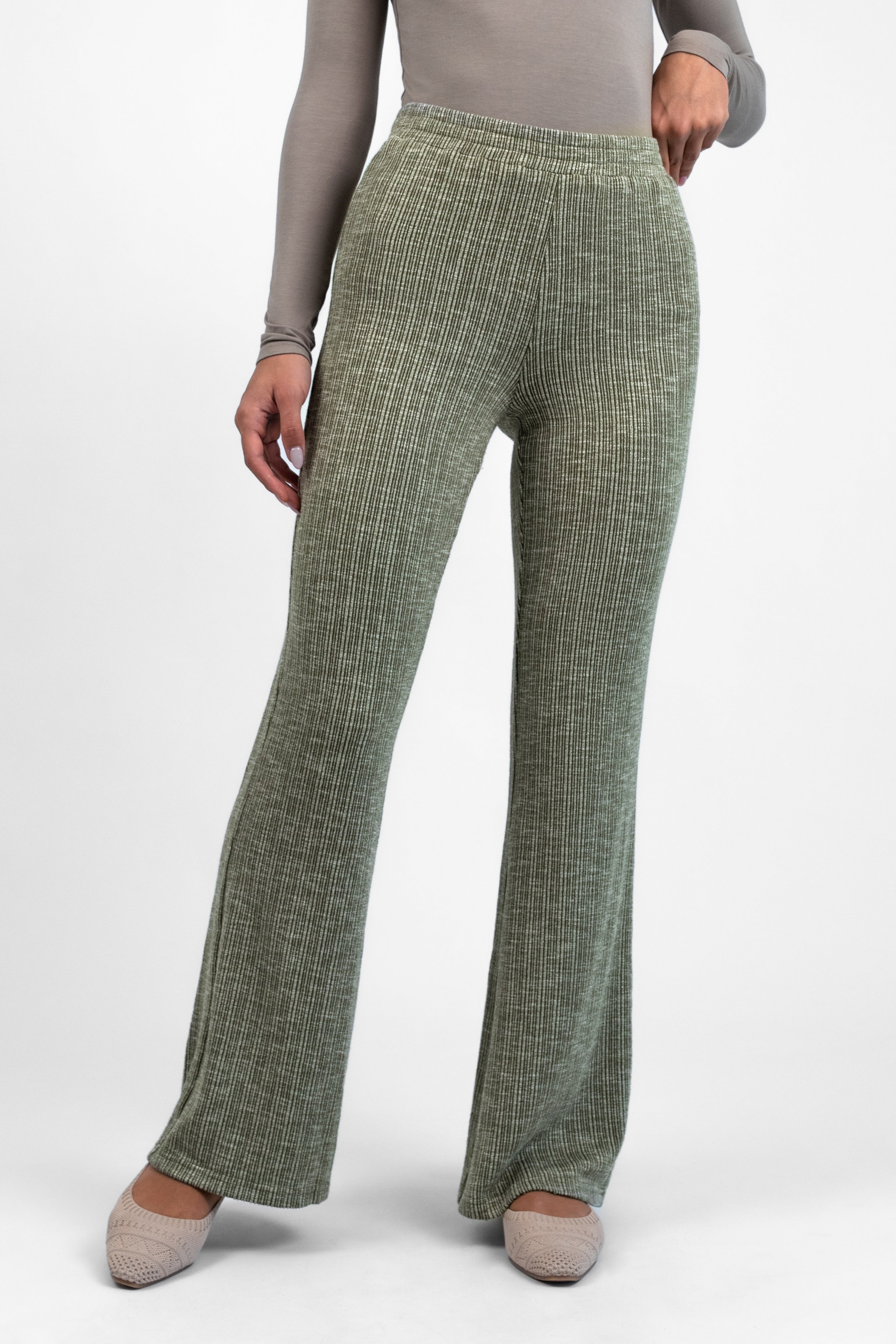 flare dress pants near me Women's Flare Dress Pants with Side Waist Band and Pocket- MULTIPLE COLORS Small / Jade