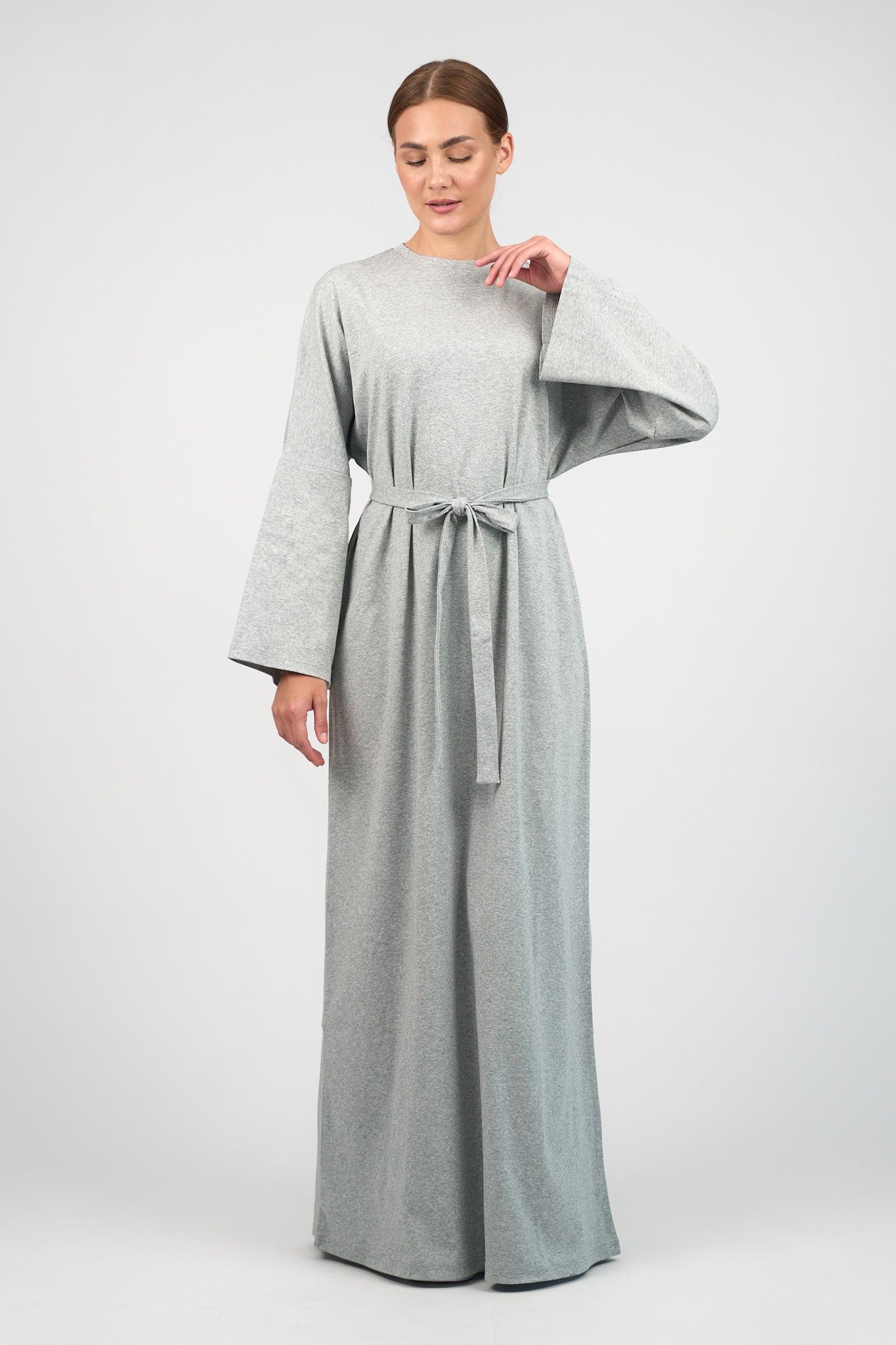 Cotton Maxi Dress - Grey Haze