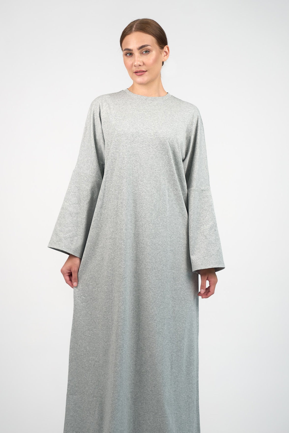 Cotton Maxi Dress - Grey Haze