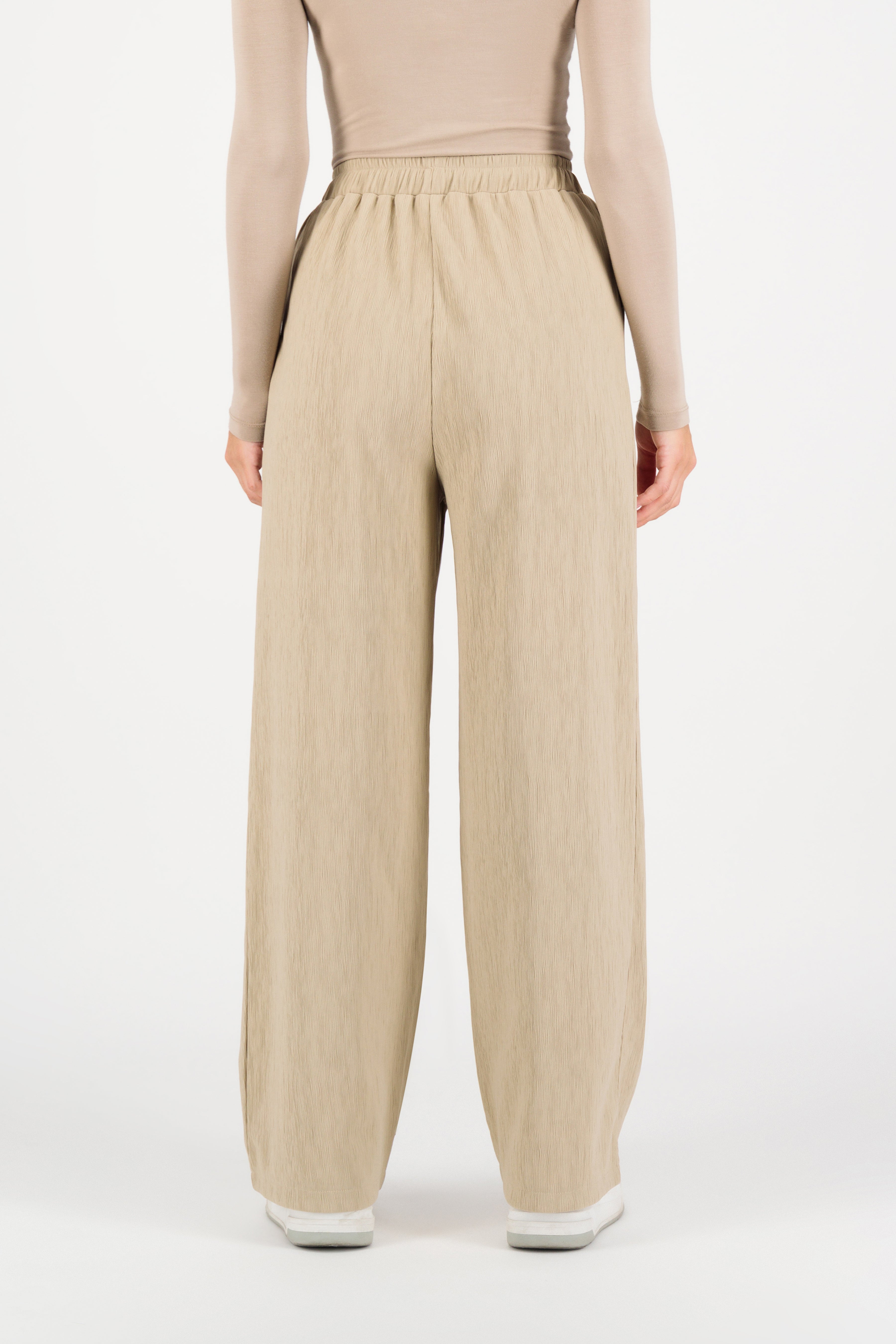 CA - Wavy Relaxed Fit Pants - Sand