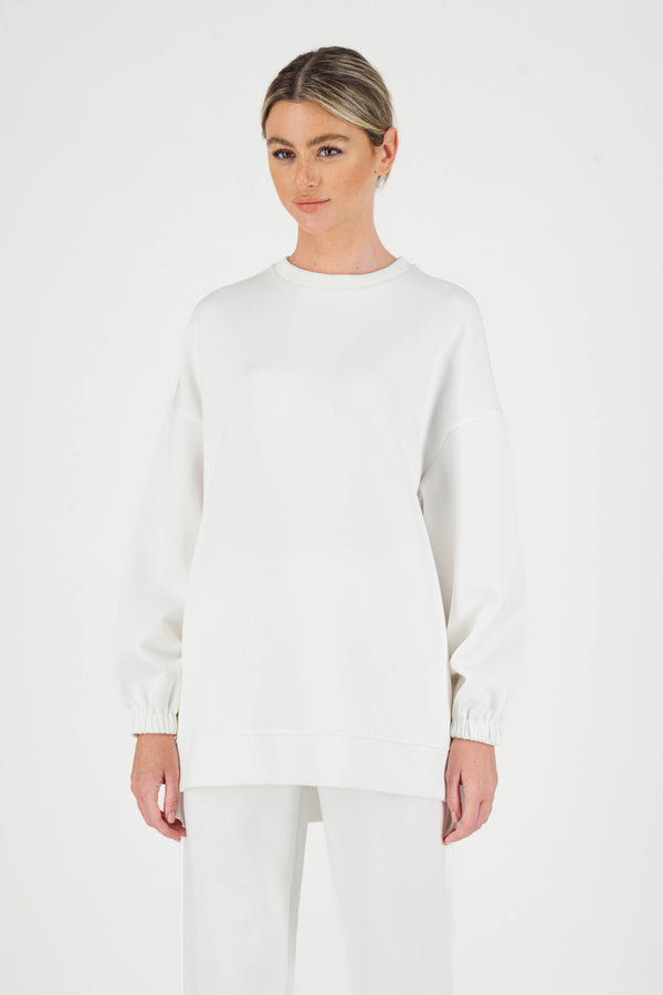 Buttery Crewneck - White