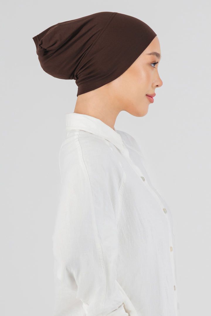 Matching Chiffon Hijab Set - Bitter