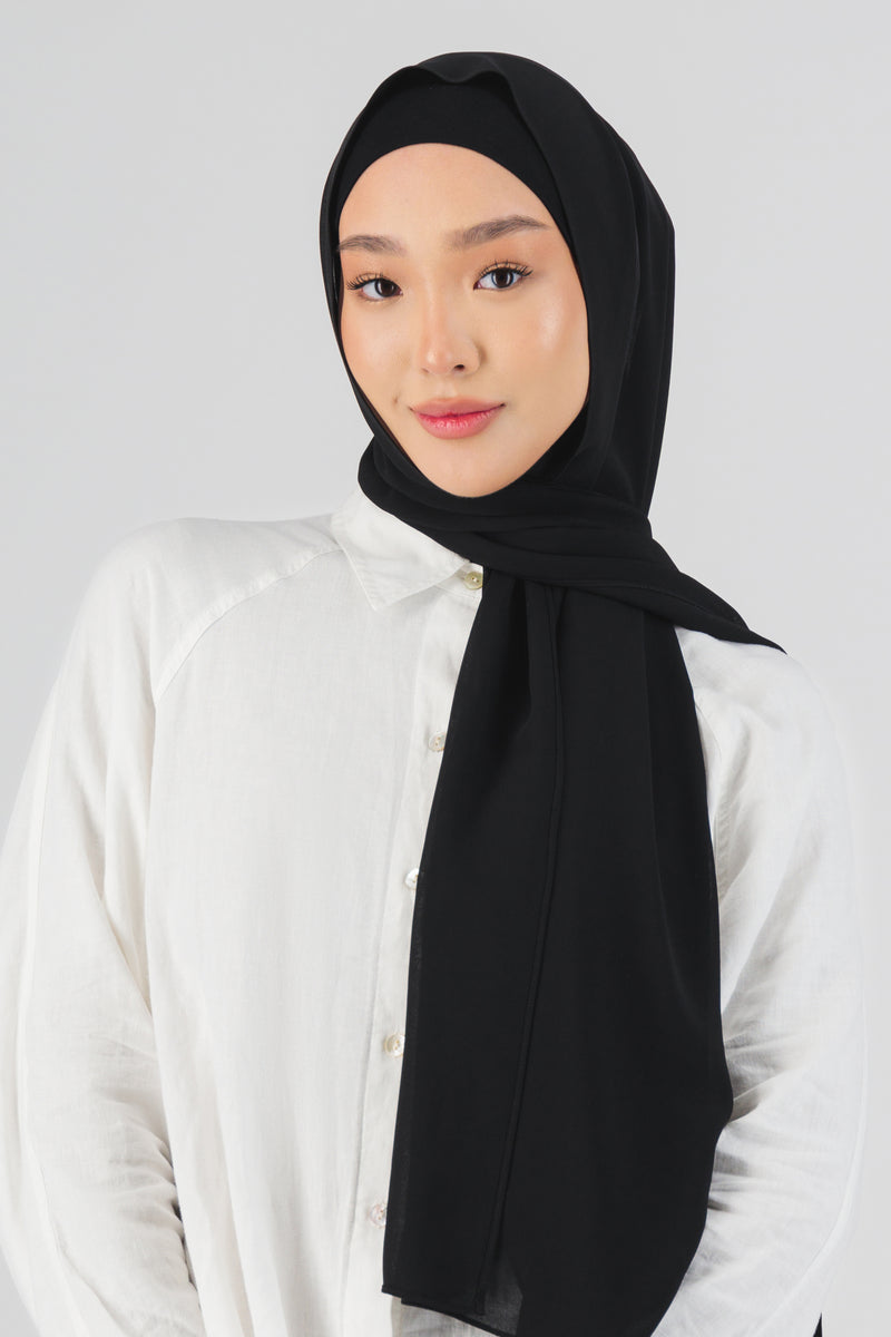 Matching Hijab Set - Black | FARES