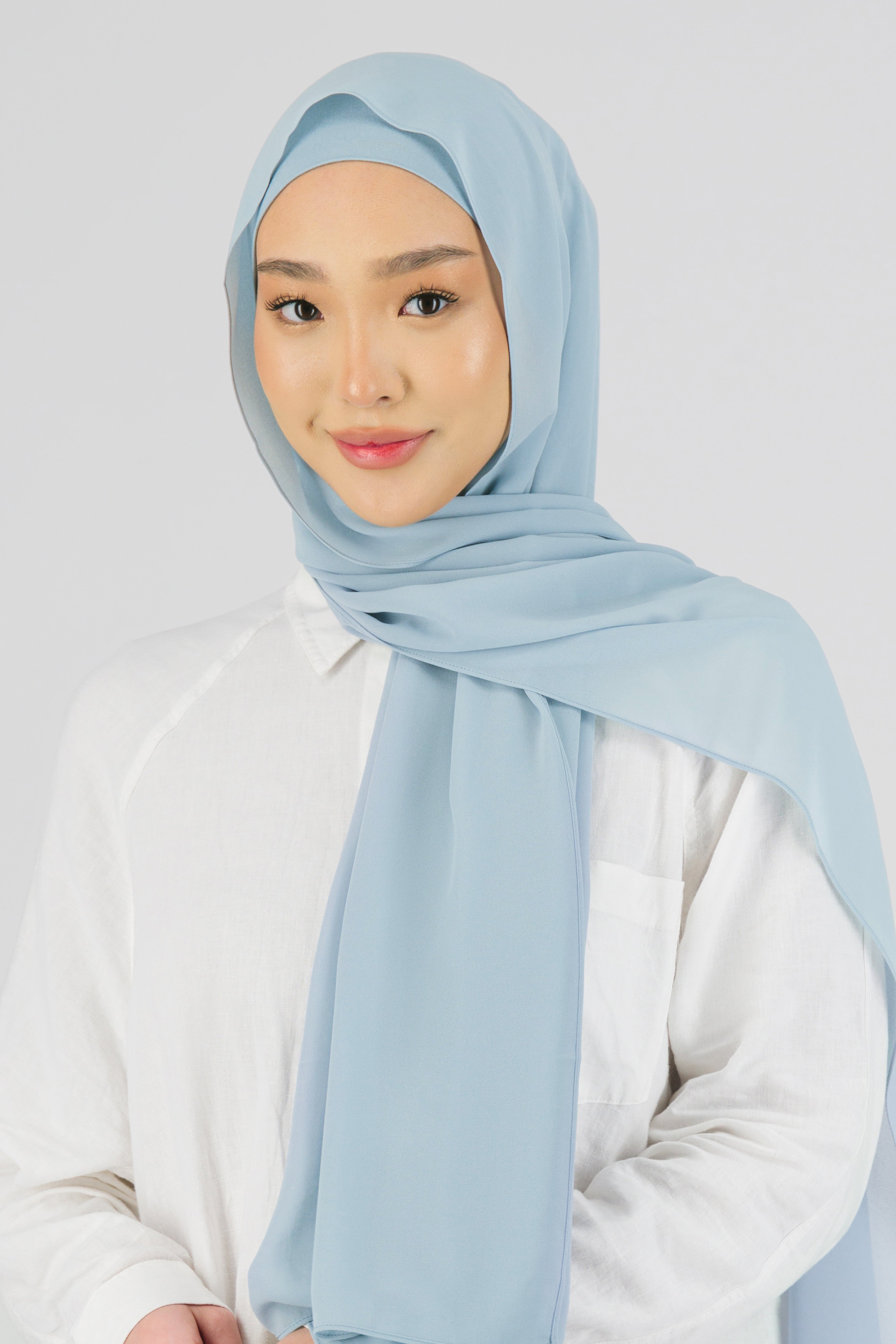 US - Matching Chiffon Hijab Set - Skye