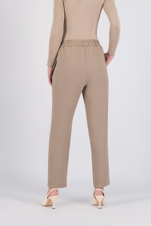 Tailored Trousers - Taupe